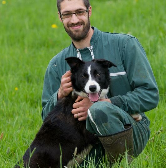Samuel et son chien